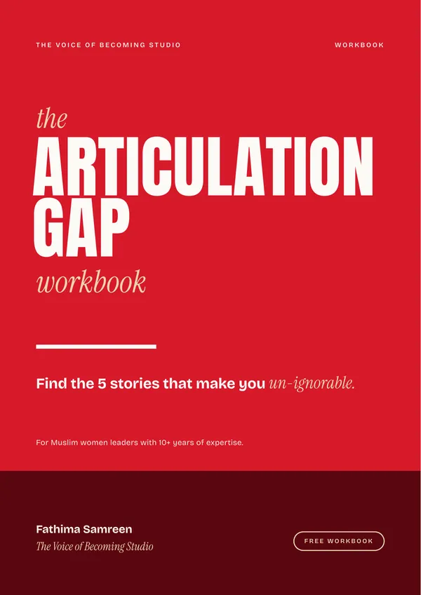 Cover of The Articulation Gap workbook